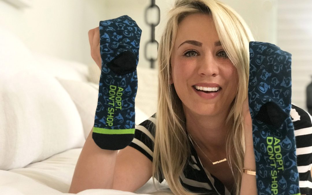 Kaley Cuoco Is the Real Deal. She’s Helping Us “Sock” Problems.