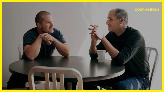 Steve Jobs and Apple’s former chief design officer, Jony Ive
