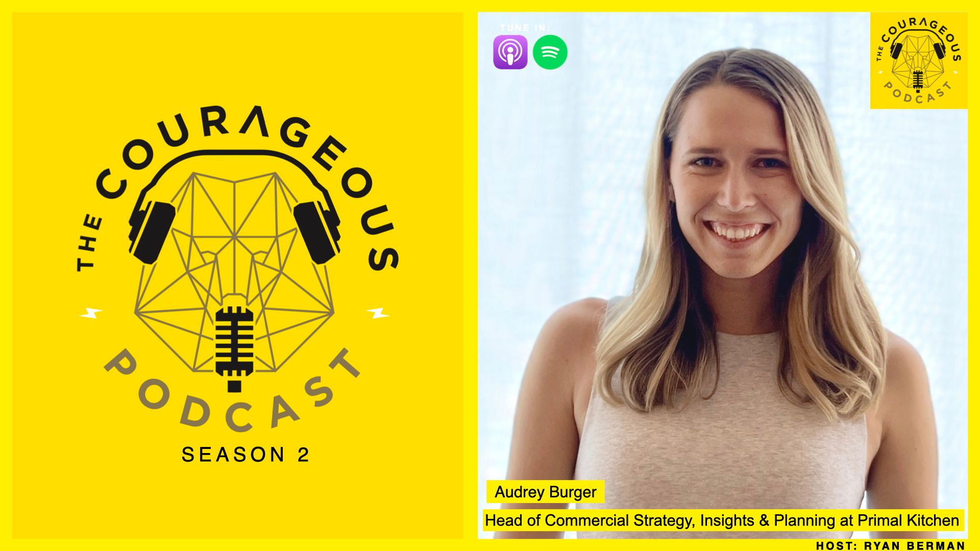 EP101 Audrey Burger - Head of Commercial Strategy, Insights, & Planning - Primal Kitchen
