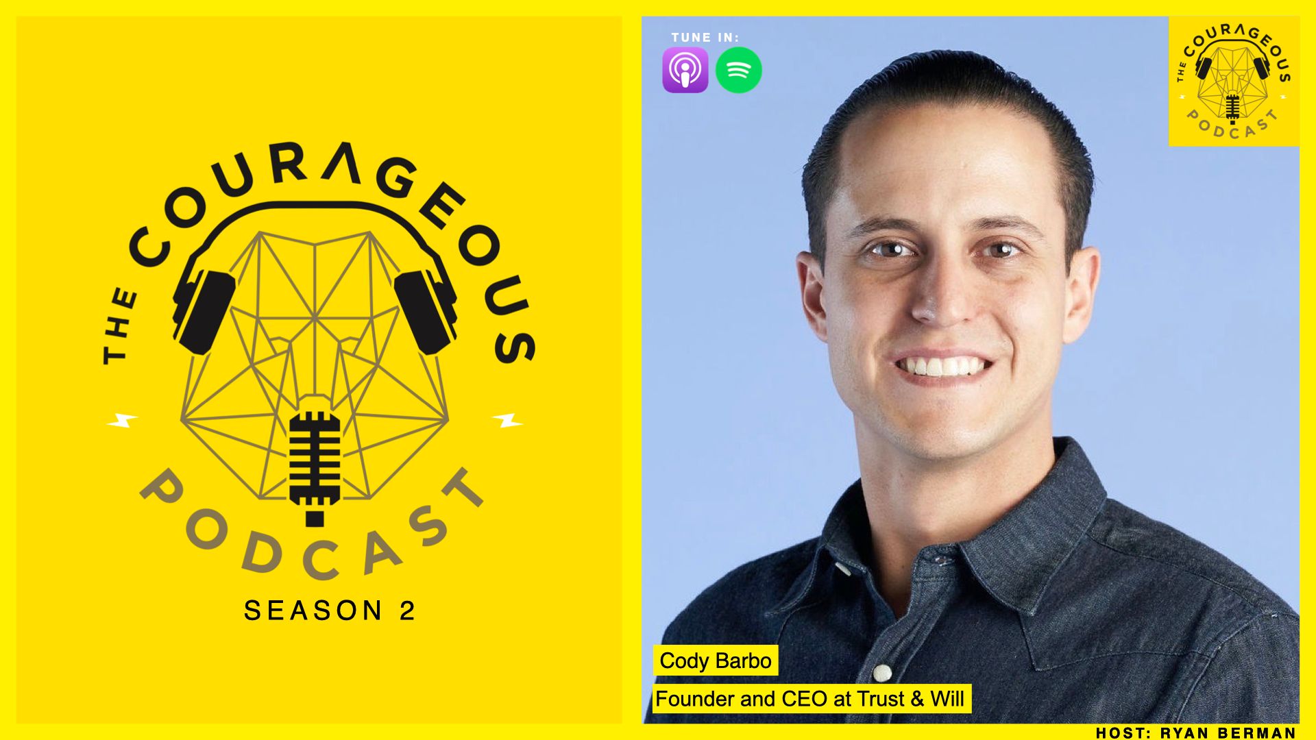 EP122 Cody Barbo - Founder and CEO at Trust & Will