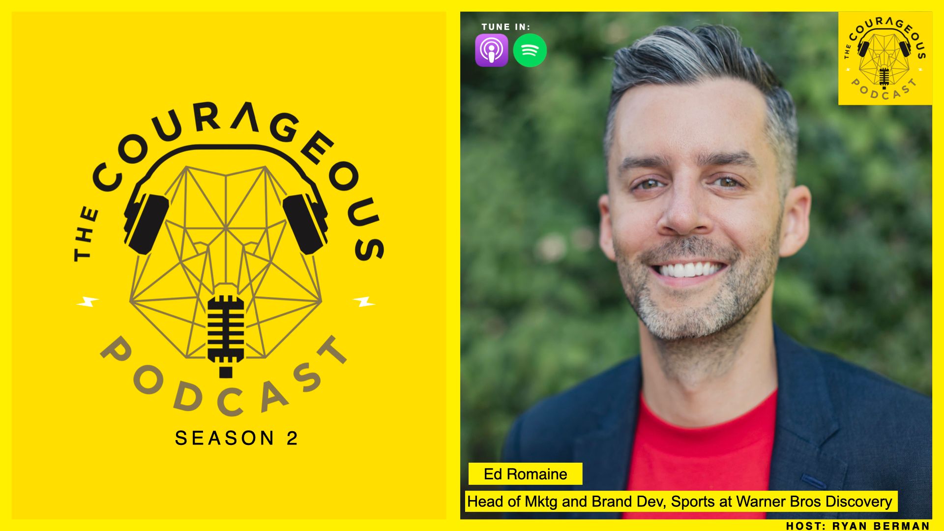 EP95 Ed Romaine - Head of Marketing and Brand Development, Sports at Warner Bros Discovery