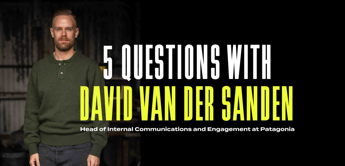 5 Questions with David Van Der Sanden