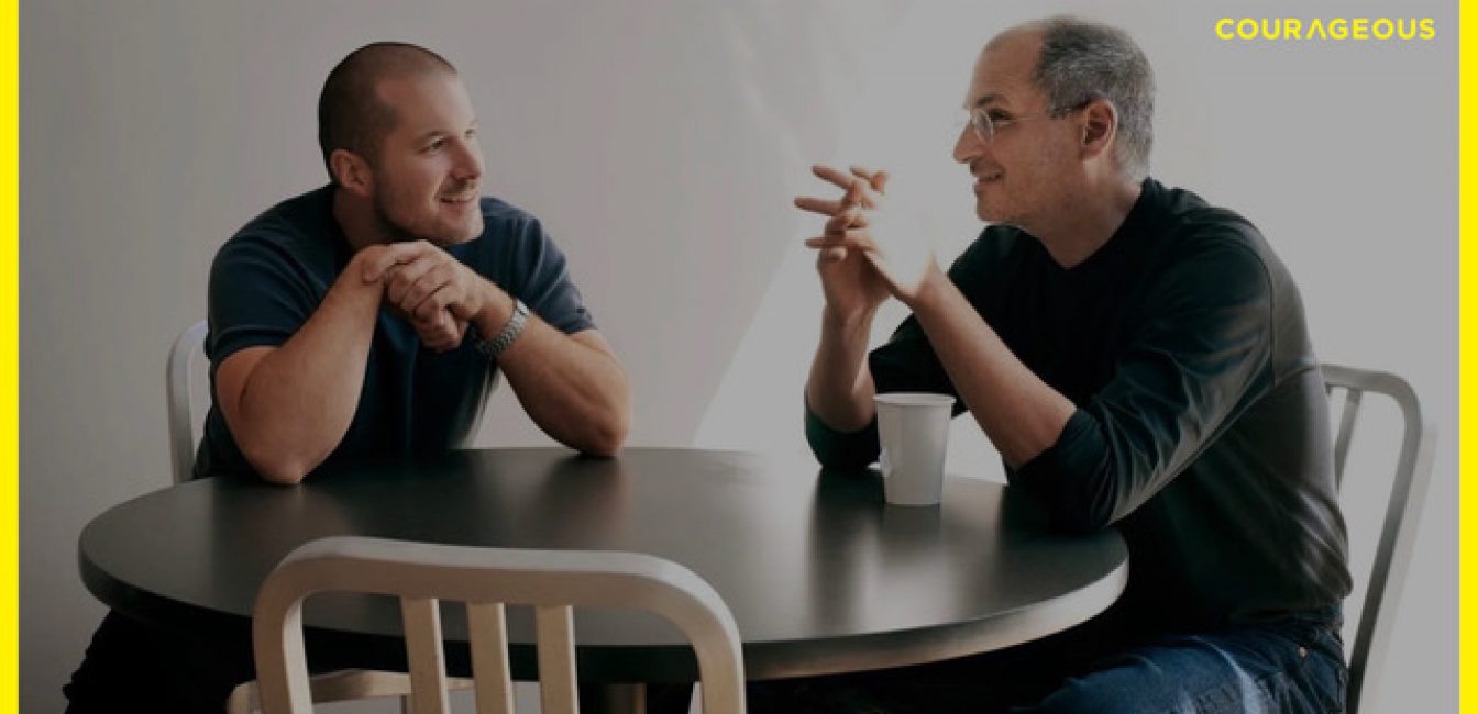 Steve Jobs and Apple’s former chief design officer, Jony Ive