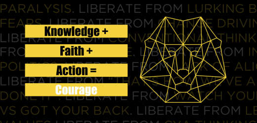 knowledge faith action courage in business